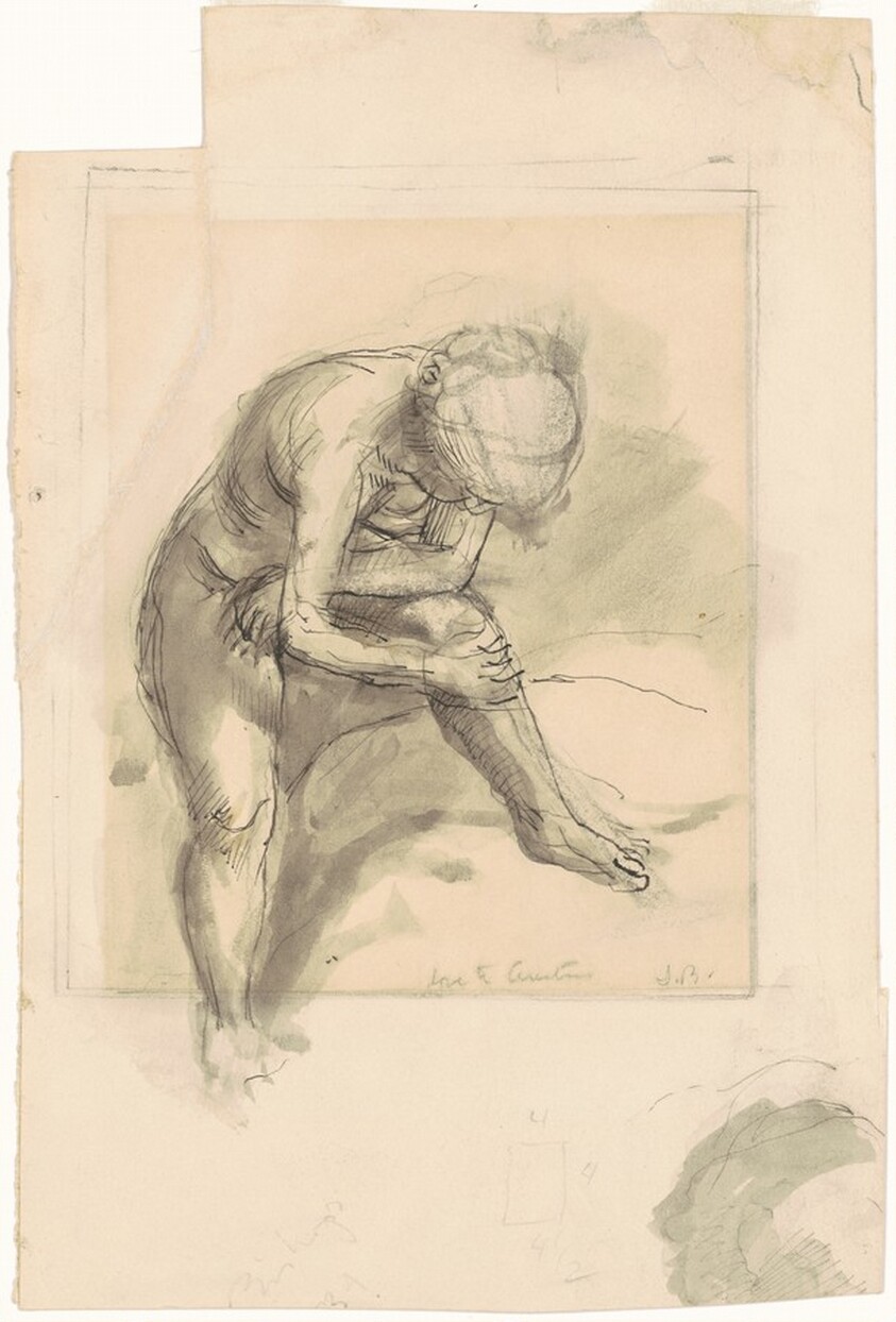 Female Nude with Raised Foot