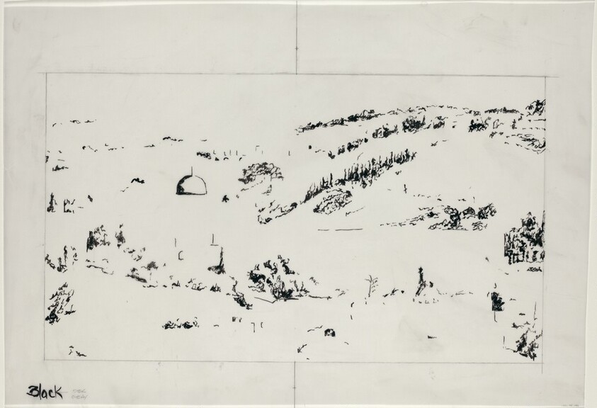 Drawing for "Jerusalem, Temple Mount"