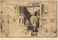 The Rokin, David Young Cameron, 1892
