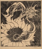 Sunflowers, M.C. Escher, 1918