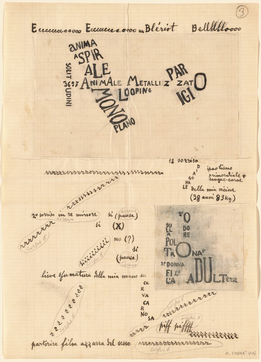 Graphic Rhythm with Airplane (Homage to Blériot)