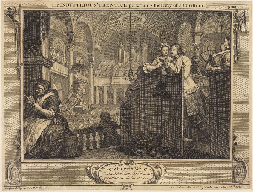 The Industrious 'Prentice performing the Dutyof a Christian