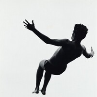Terrors and Pleasures of Levitation #477, Aaron Siskind, 1956