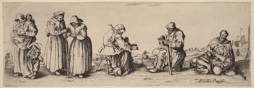 Six Men and Women Beggars