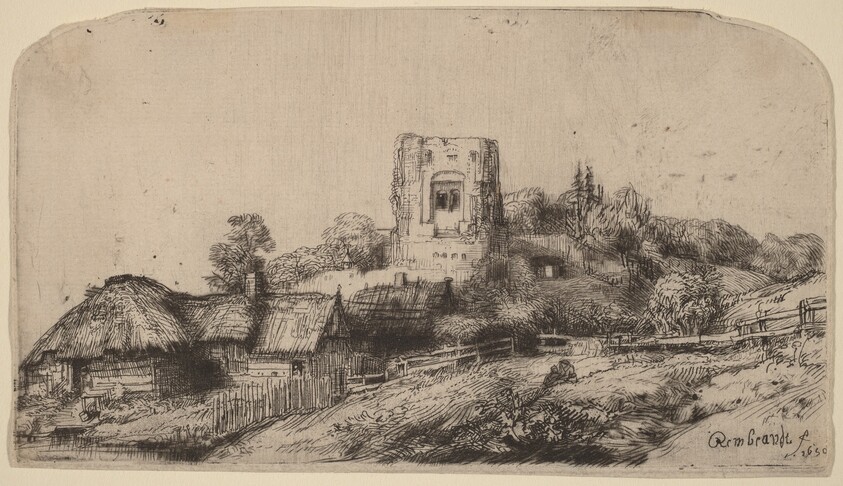 Landscape with a Square Tower