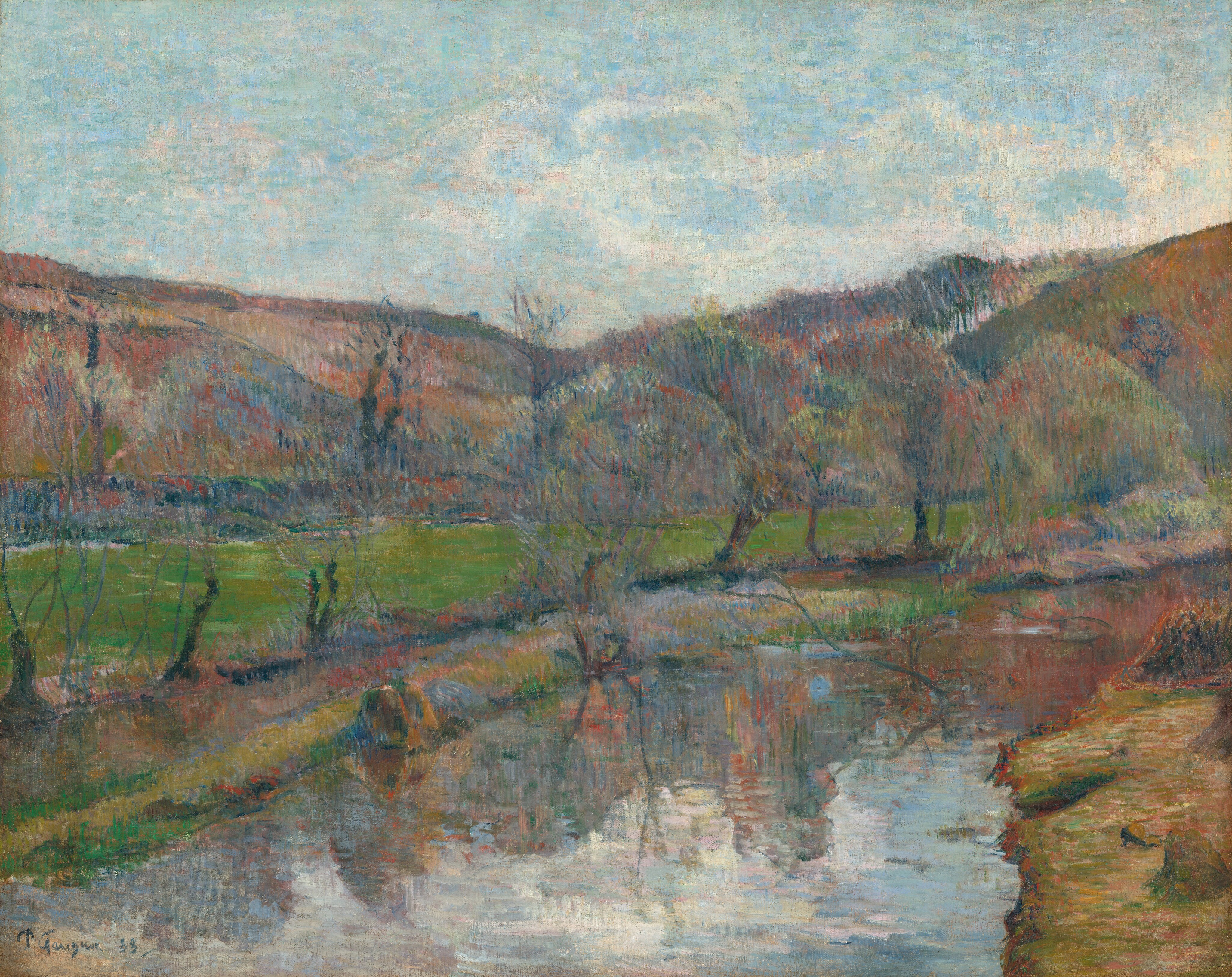 Brittany Landscape by Paul Gauguin