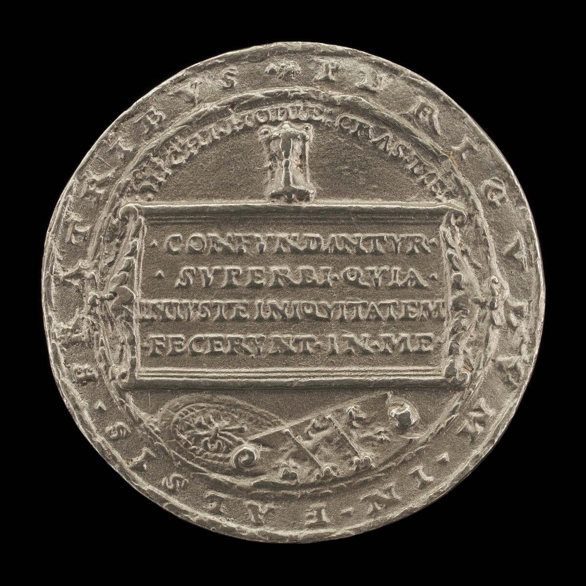 Hourglass on an Inscribed Tablet [reverse]