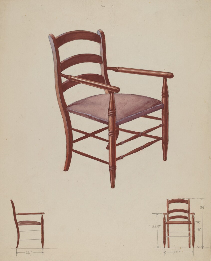Slat-back Chair