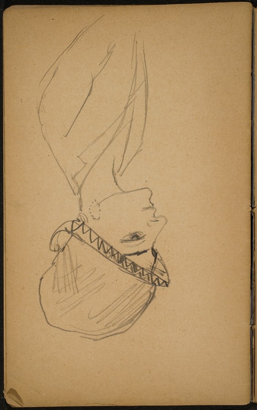 weibliche Bildnisstudie mit Hut (Woman in a Hat) [p. 84]