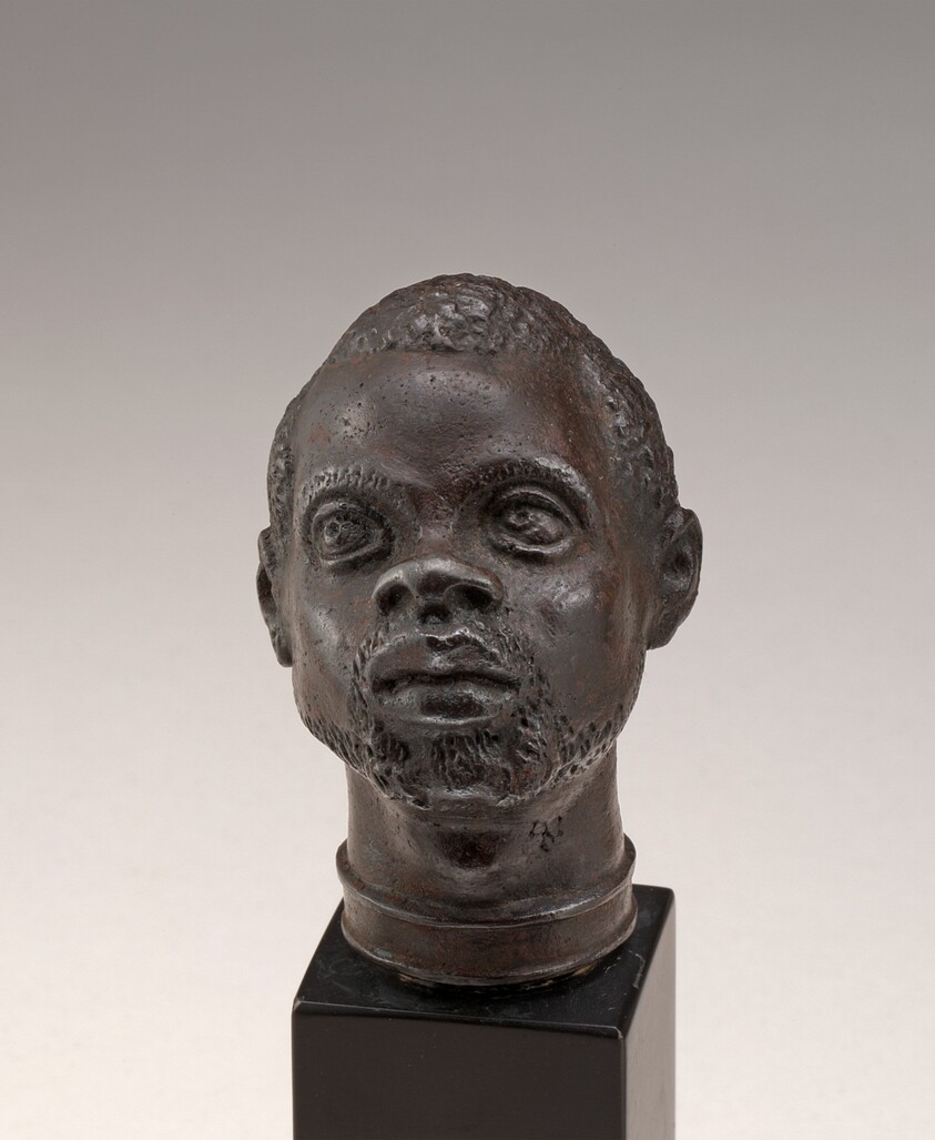 Head of an African Man Wearing the Collar of an Enslaved Person