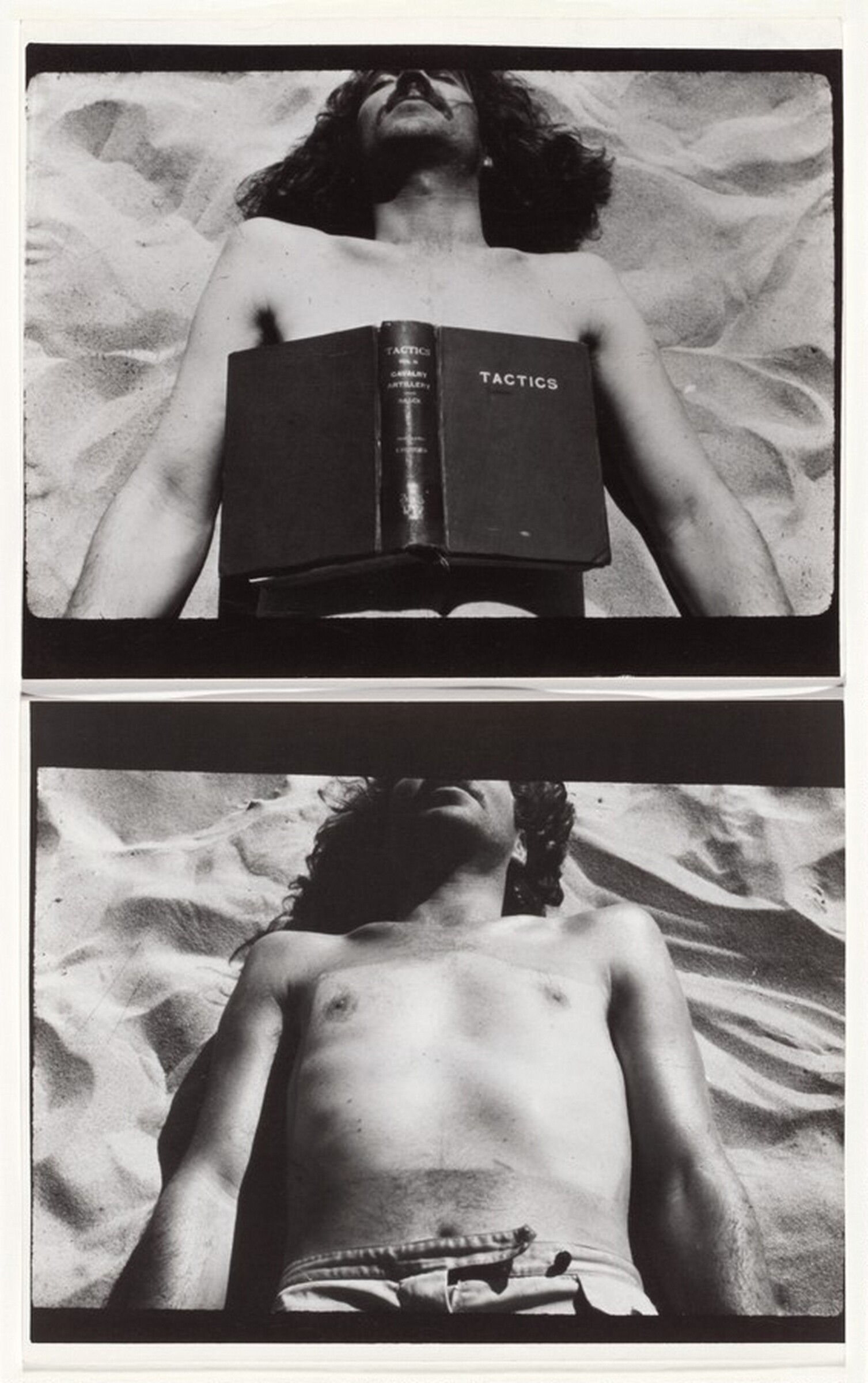 Reading Position for Second Degree Burn, Dennis Oppenheim, 1970