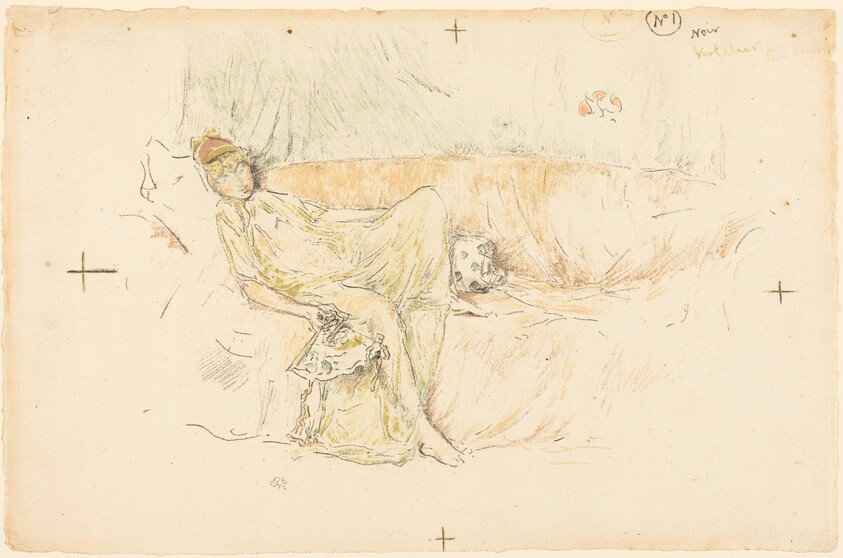 Draped Figure, Reclining