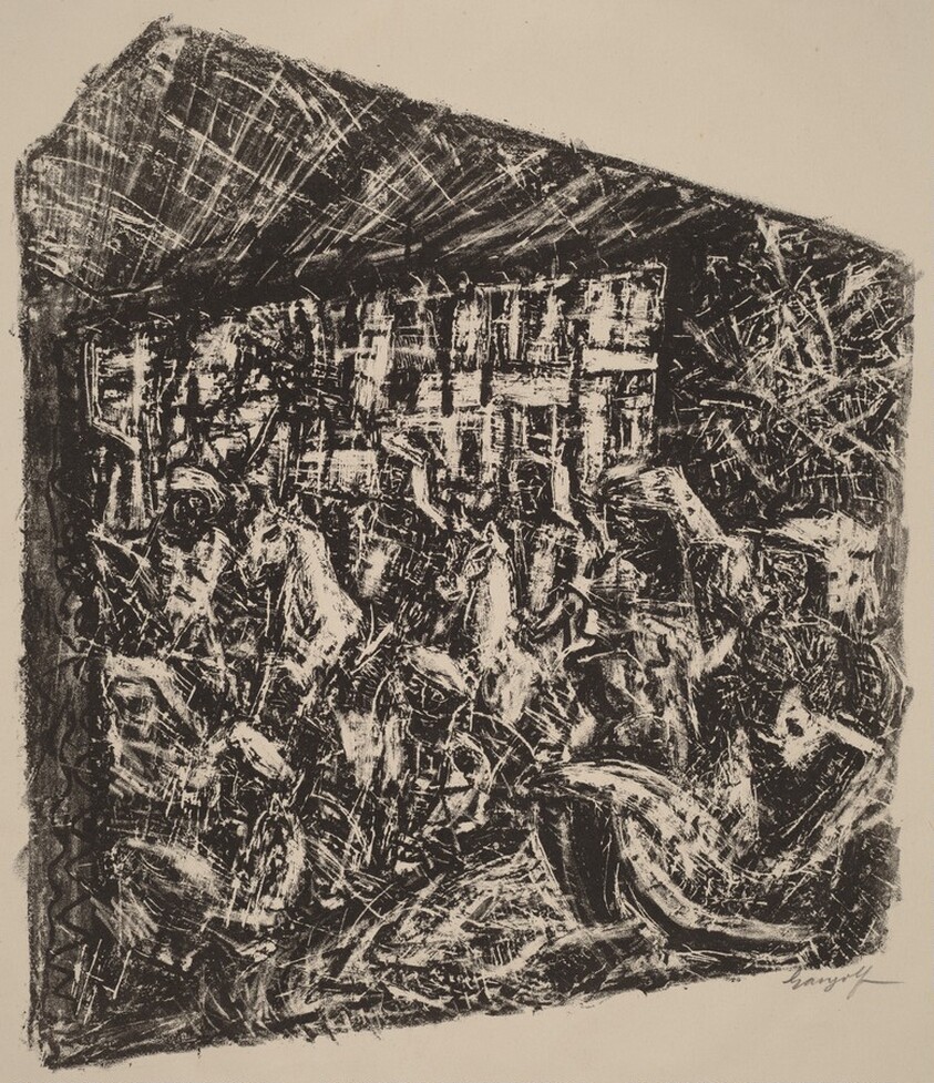 Aufzug der Polizei von Bagdad