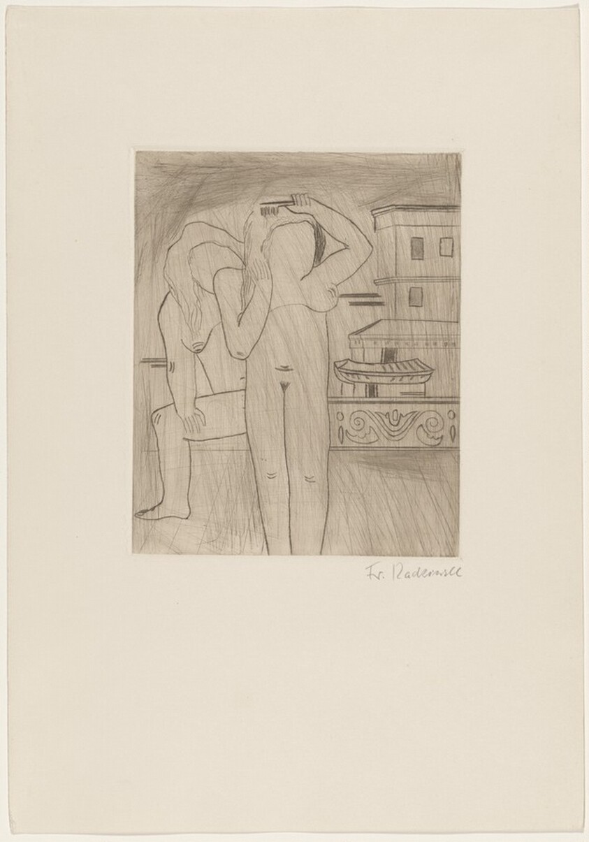 Frauen sich Kӓmmend [Women Combing Their Hair]