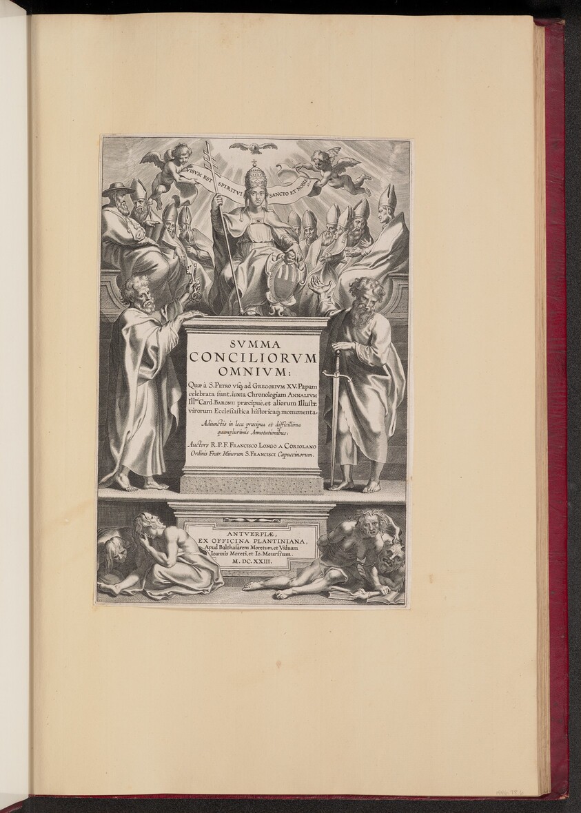 Title Page for F. Longo a Coriolano's "Svmma Conciliorvm Omnivm"