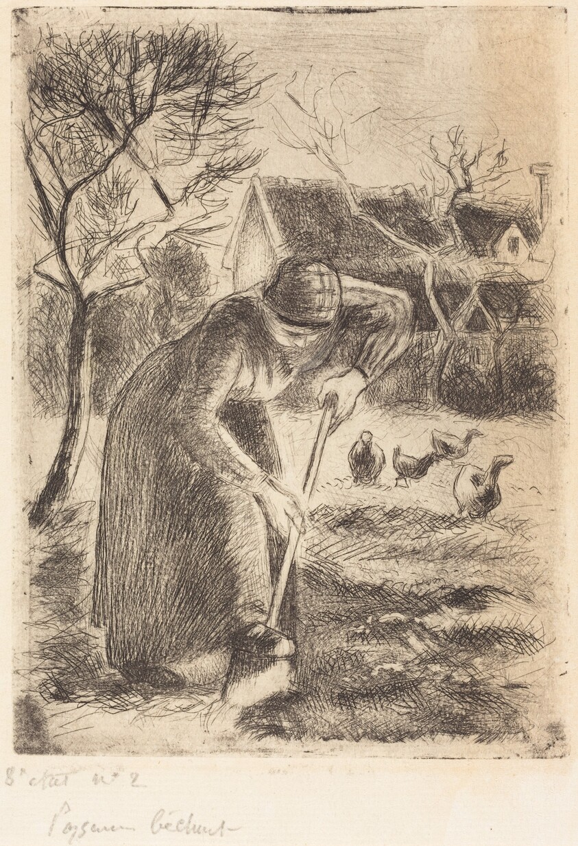 Paysanne bêchant (Peasant Laboring)