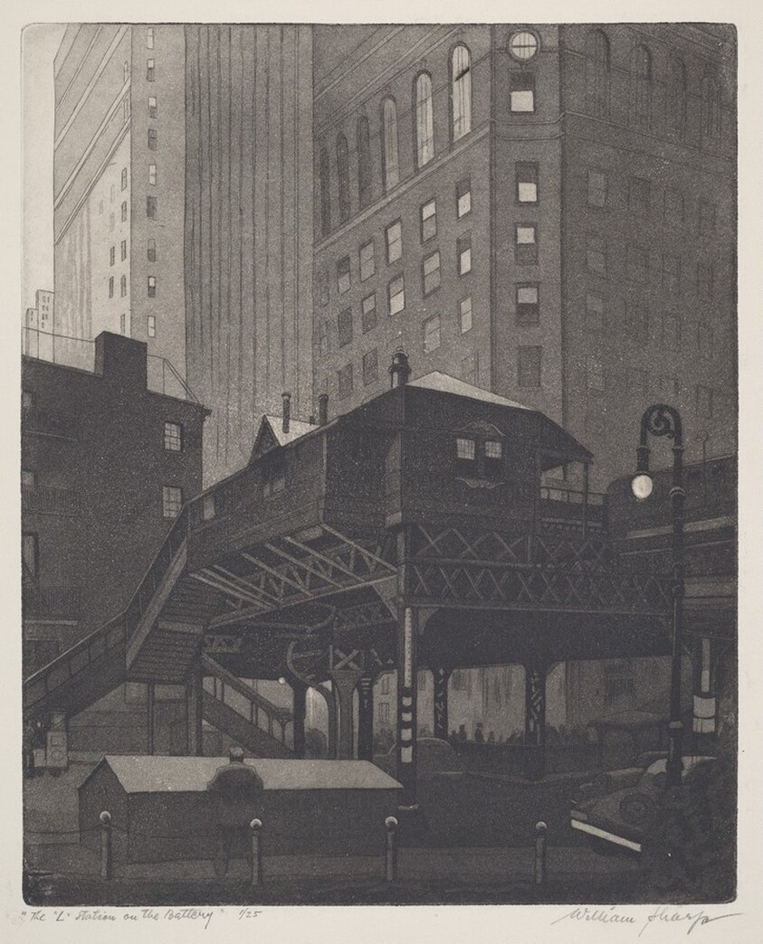 The "L" Station on the Battery