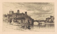 Durham, England, Samuel Colman, 1880