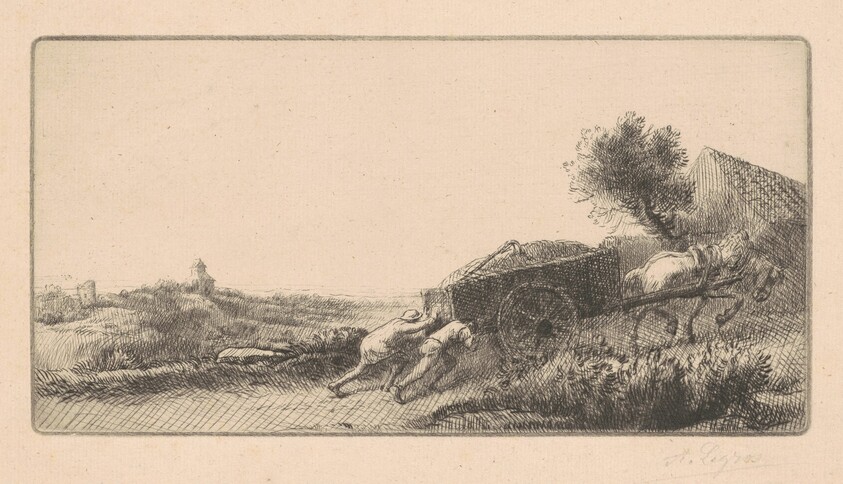 Returning with the Hay (Rentrant le Foin)