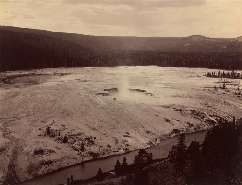 Hell's Half Acre, Firehole River