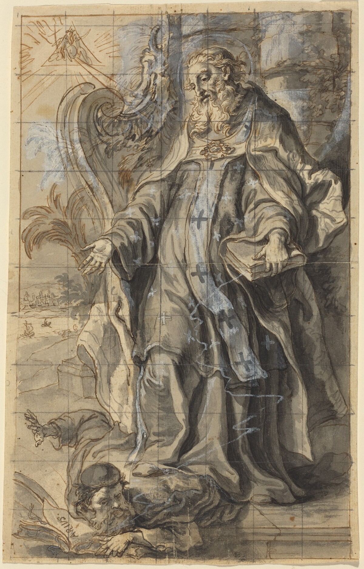 Saint Ambrose Suppressing Heresy