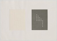 Five and Fifth from Q.E.D., Mel Bochner, 1974
