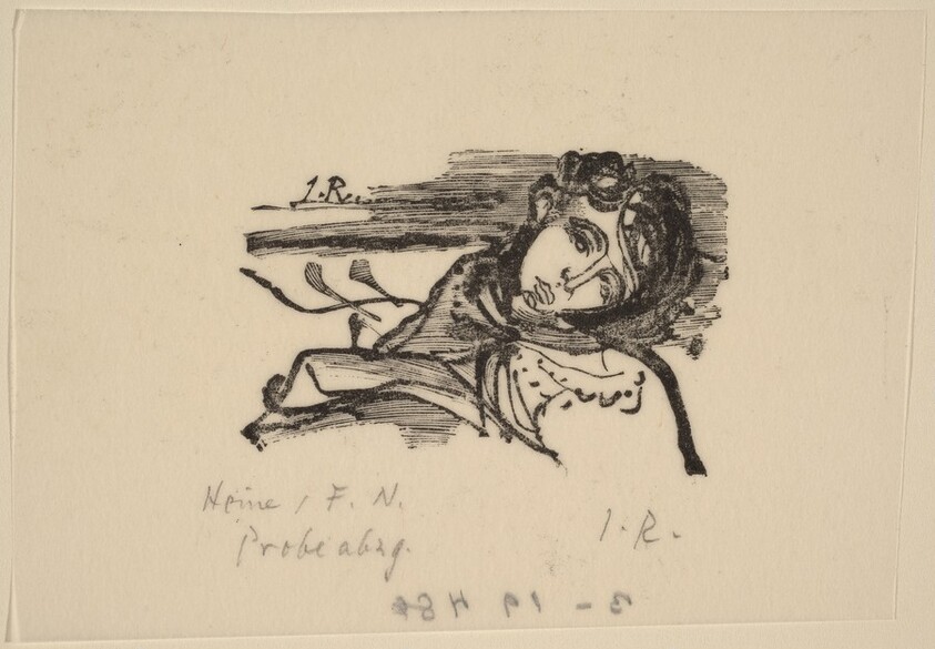 Illustration to Heine, "Florentinische Naechte"