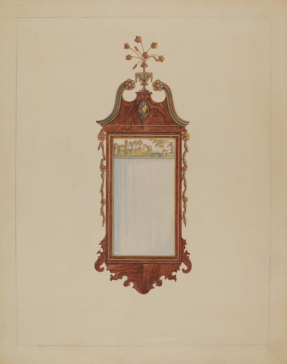 Hepplewhite Mirror