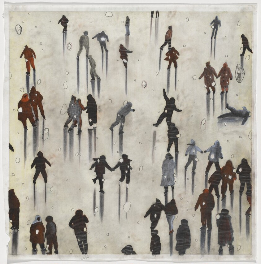 Forty Flakes [preparatory drawing]