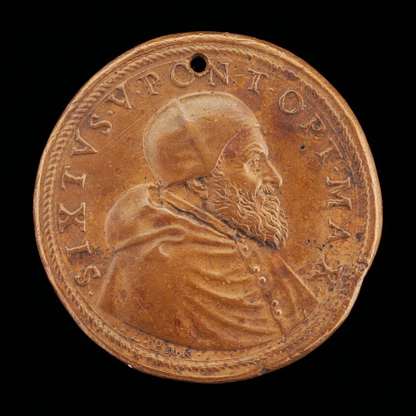 Sixtus V (Felice Peretti, 1521-1590), Pope 1585 [obverse]
