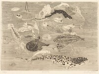 Poissons (Fish), Anthony Gross, 1951
