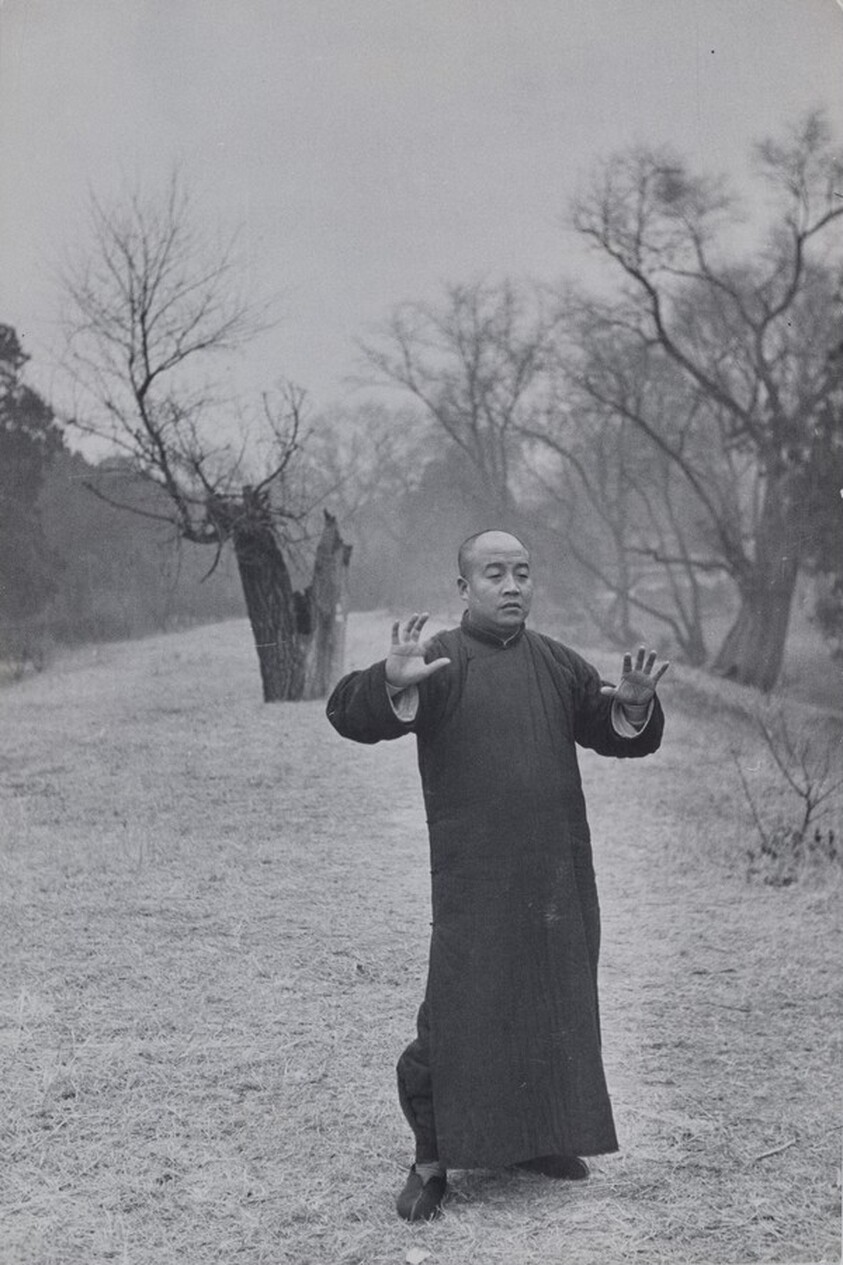 Man Practicing Tai Chi, Beijing, China