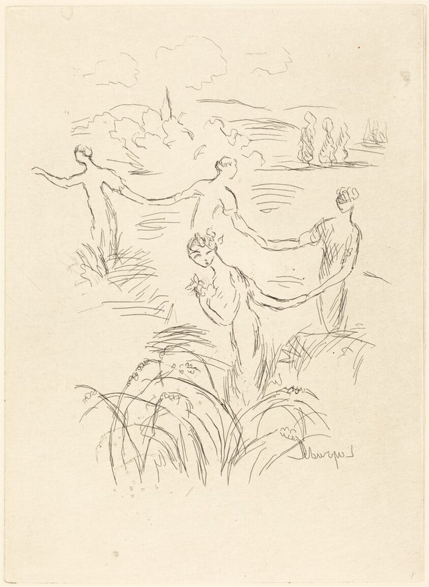 Four Figures in a Landscape