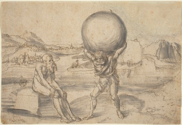 Hercules Relieving Atlas of the Globe