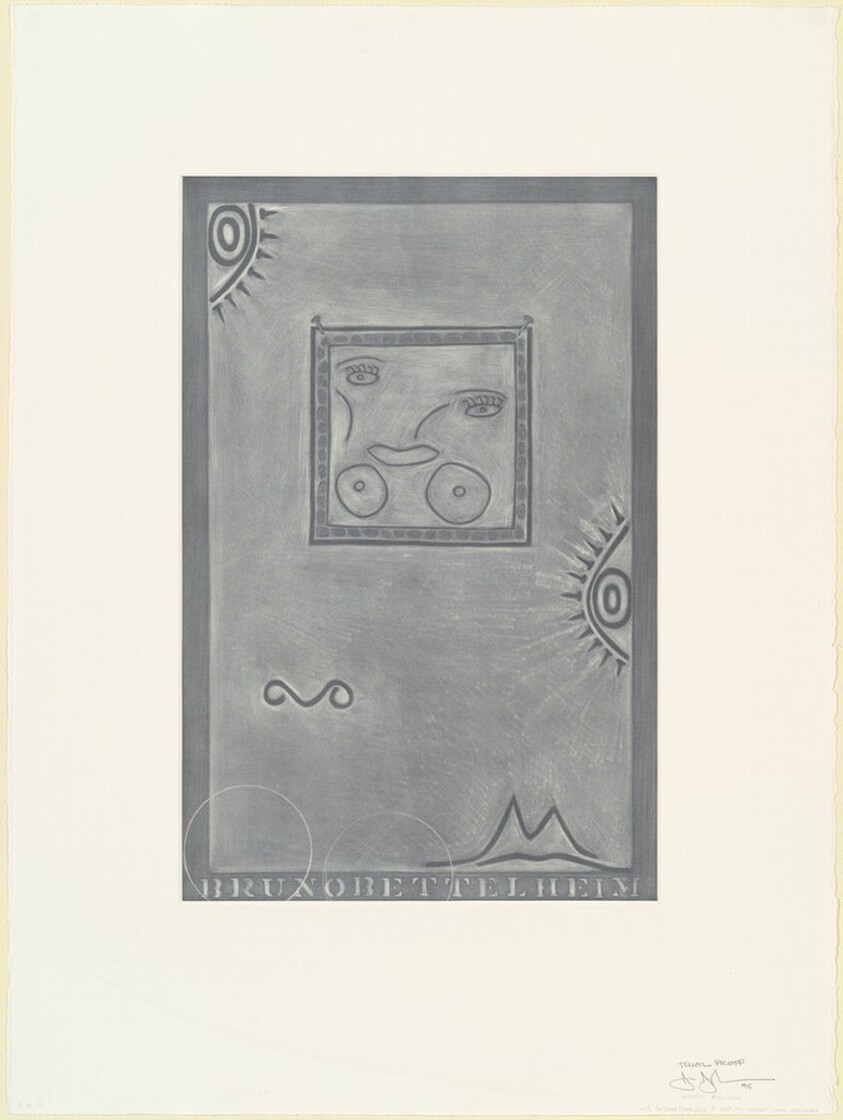 Untitled (White Mezzotint) [trial proof]