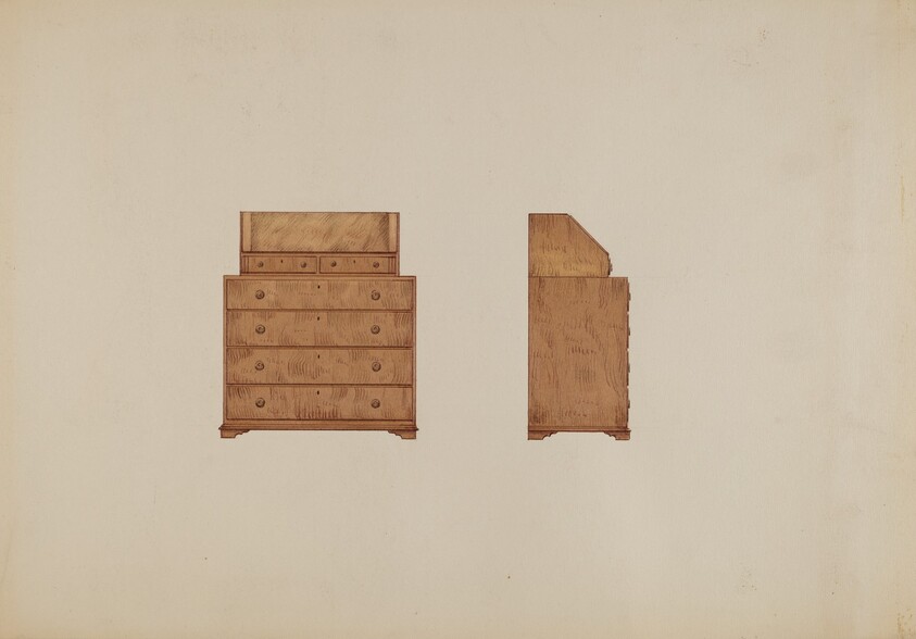 Scrutoir or Butler's Desk