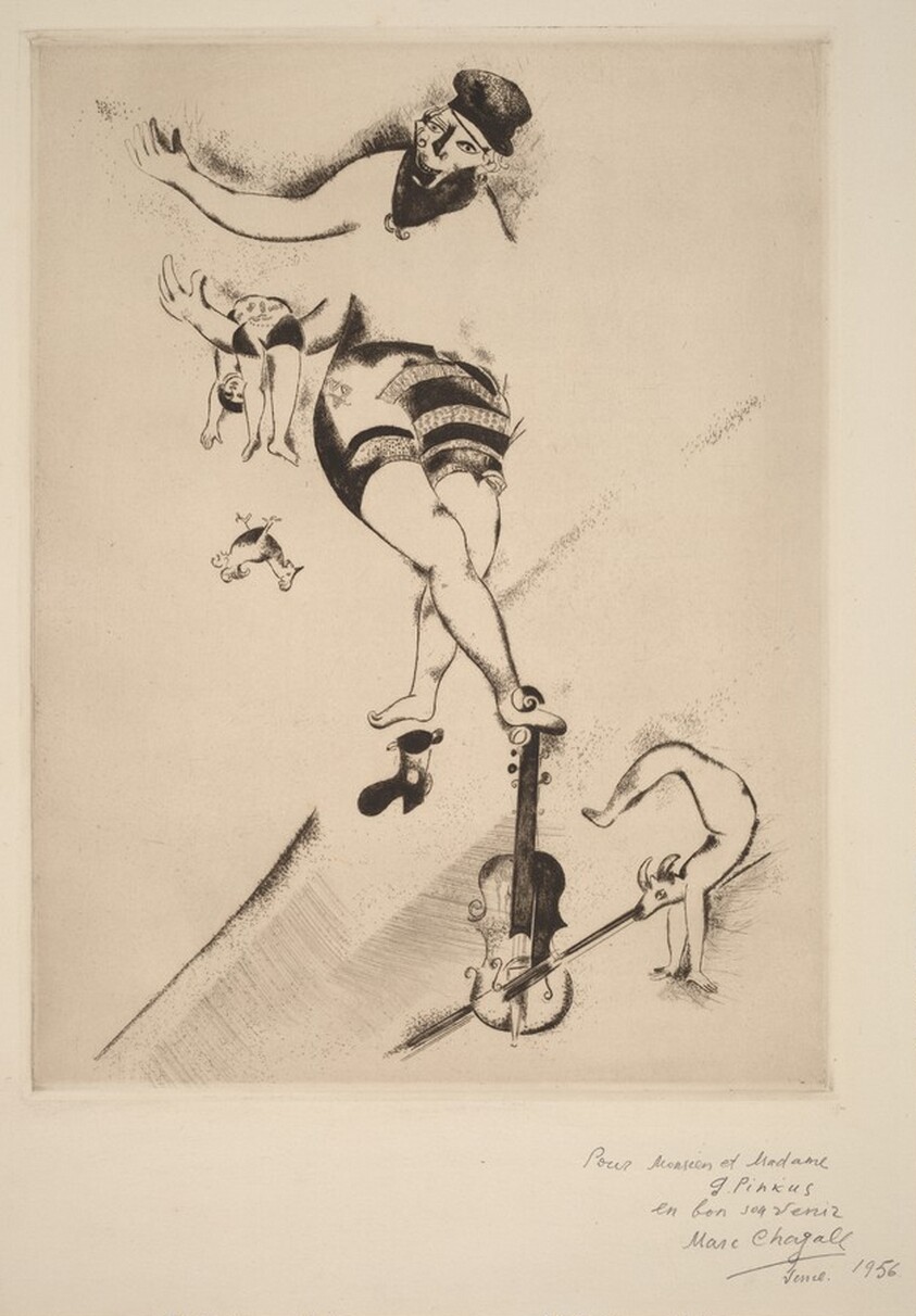 Acrobat with a Violin