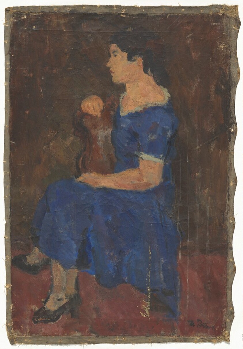 Minna [or] The Blue Dress