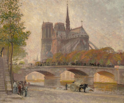Robert William Vonnoh — Notre Dame de Paris
