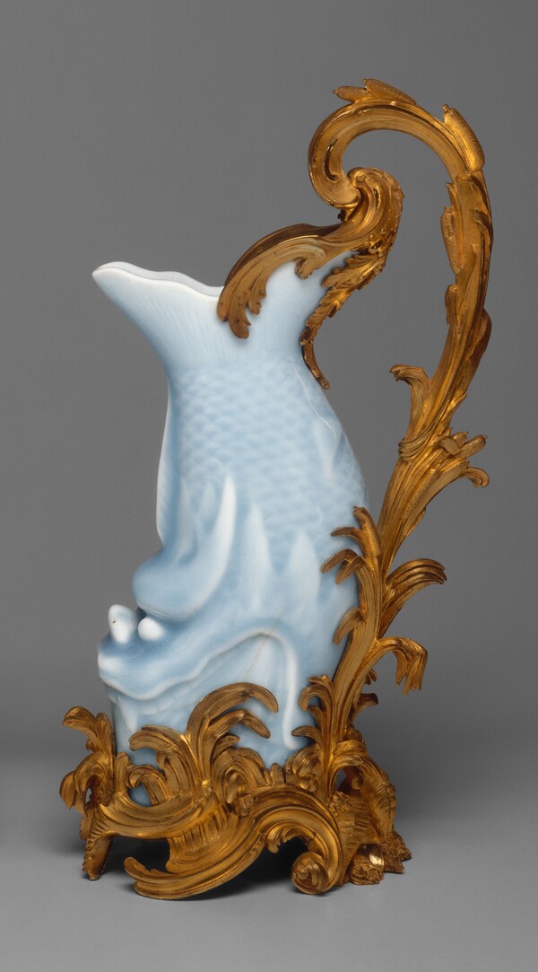 Vase in the Form of a Carp, Mounted as an Ewer