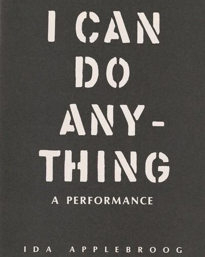A Performance: I Can Do Anything