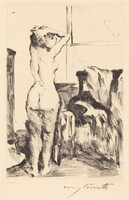 Modellstudie (Study of a Model), Lovis Corinth, 1916