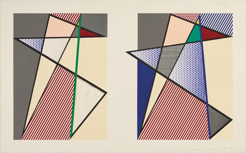 Imperfect Diptych 57 7/8" x 93 3/4"