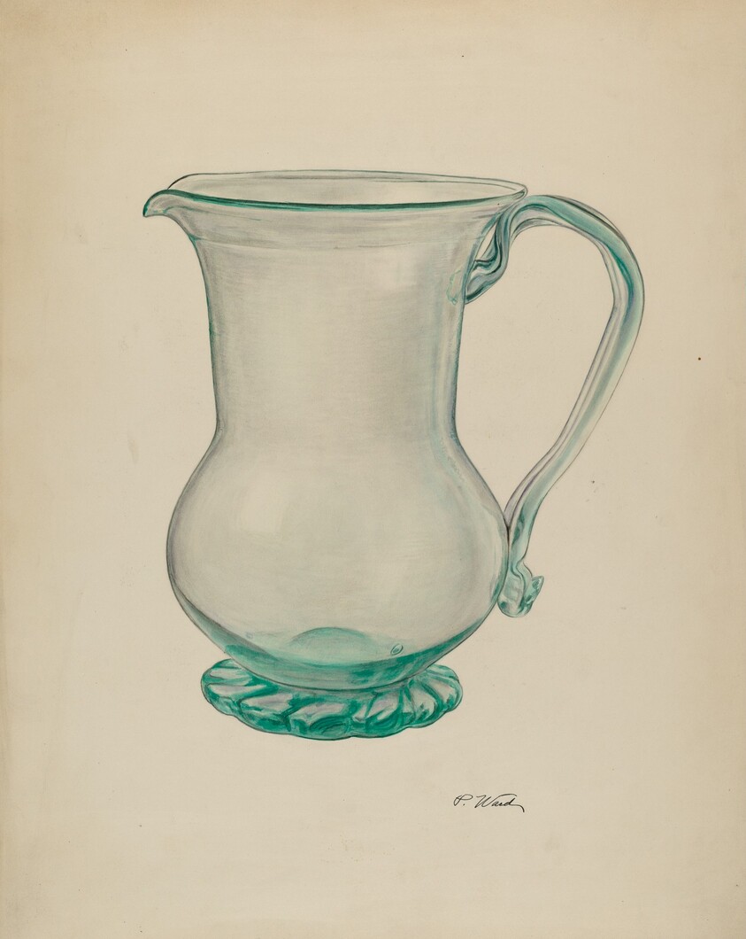 Glass Water Pitcher