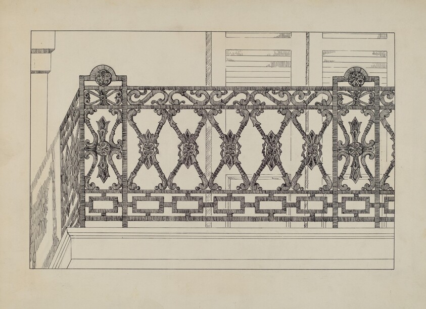 Cast Iron Balcony Railing