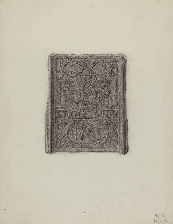 Pa. German Stove Plate