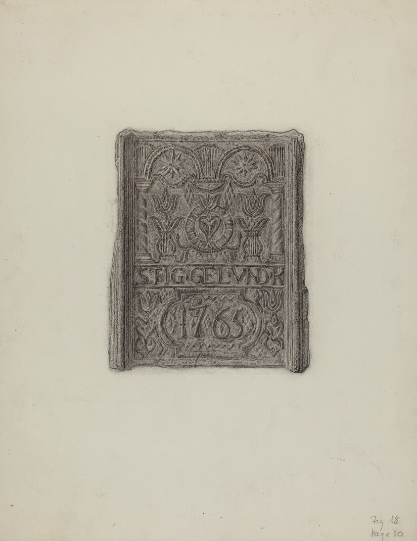 Pa. German Stove Plate