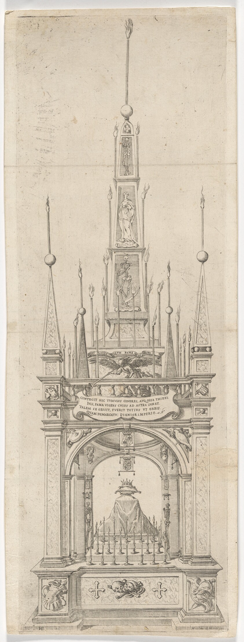 Catafalque for the Funeral of Giulio Thieni, Marquis of Scandiano