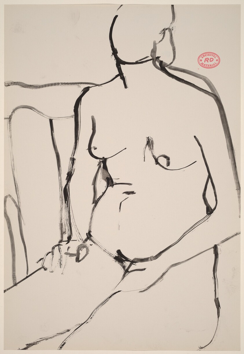 untitled [seated female nude with hands in lap]