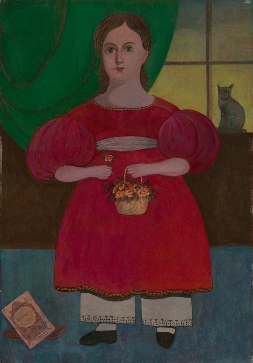 Little Girl and the Cat